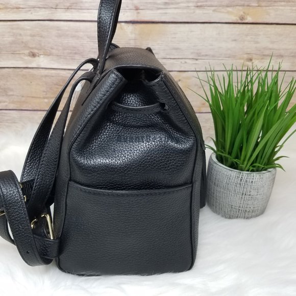 Tory Burch Thea Mini Backpack Black New Leather main image 8